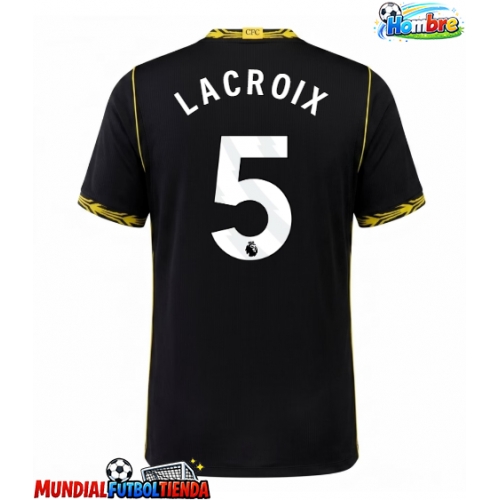Camiseta Chelsea Maxence Lacroix #5 Segunda Equipación Replica 2026-27 mangas cortas